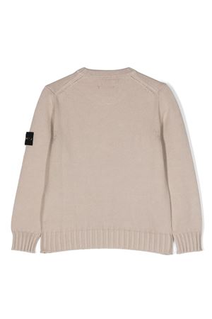 maglione in lana beige STONE ISLAND KIDS | 7916515A2V0092